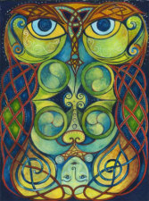 Blodeuwedd  Owl Woman by Jan Delyth