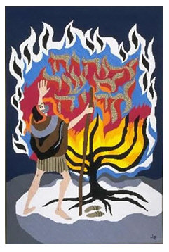 Moses and the Burning Bush by Phillip Ratner