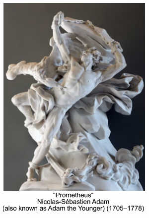 Statue of Prometheus by Nicholas Sebastian Adam