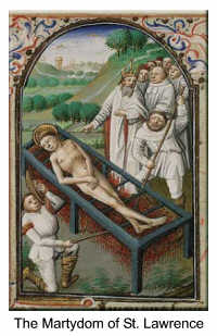 The death of St. Lawrence