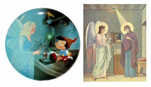 Disney's Blue Fairy and the Annunciation
