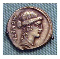Juno Moneta coin