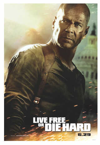 Live Free or Die Hard poster