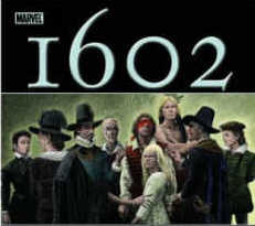 Marvel book cover for 1602