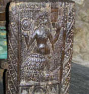 Wood carving of the Mermaid of Zennor