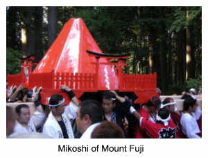 Mikoshi of Mount Fuji