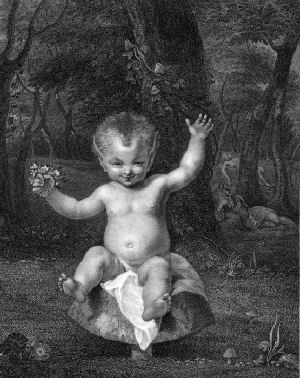 Shakespearean depiction of Robin Goodfellow as the perpetual child